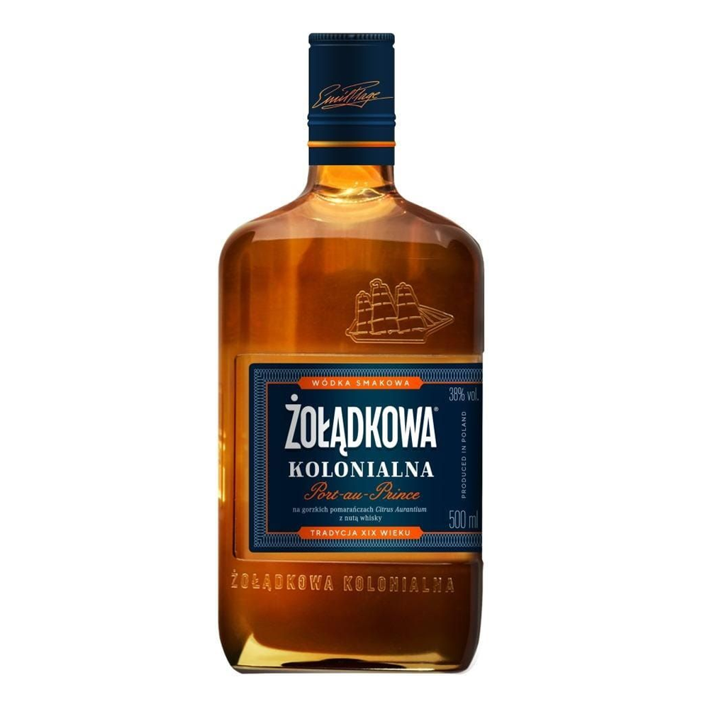 Wódka Żołądkowa Kolonialna z Nutą Whisky 35% 500 ml