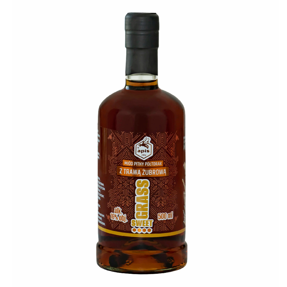 Miód Pitny Apis Poltorak Sweet Grass 16% 500 ml