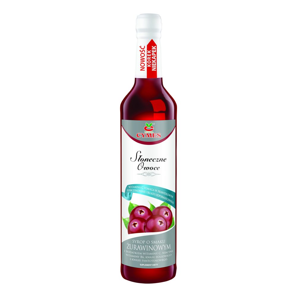 Syrop Cymes Słoneczne Owoce Żurawina 430 ml