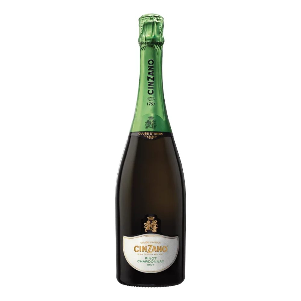 Wino musujące Cinzano Pinot Chardonnay 11,5% białe wytrawne 750 ml