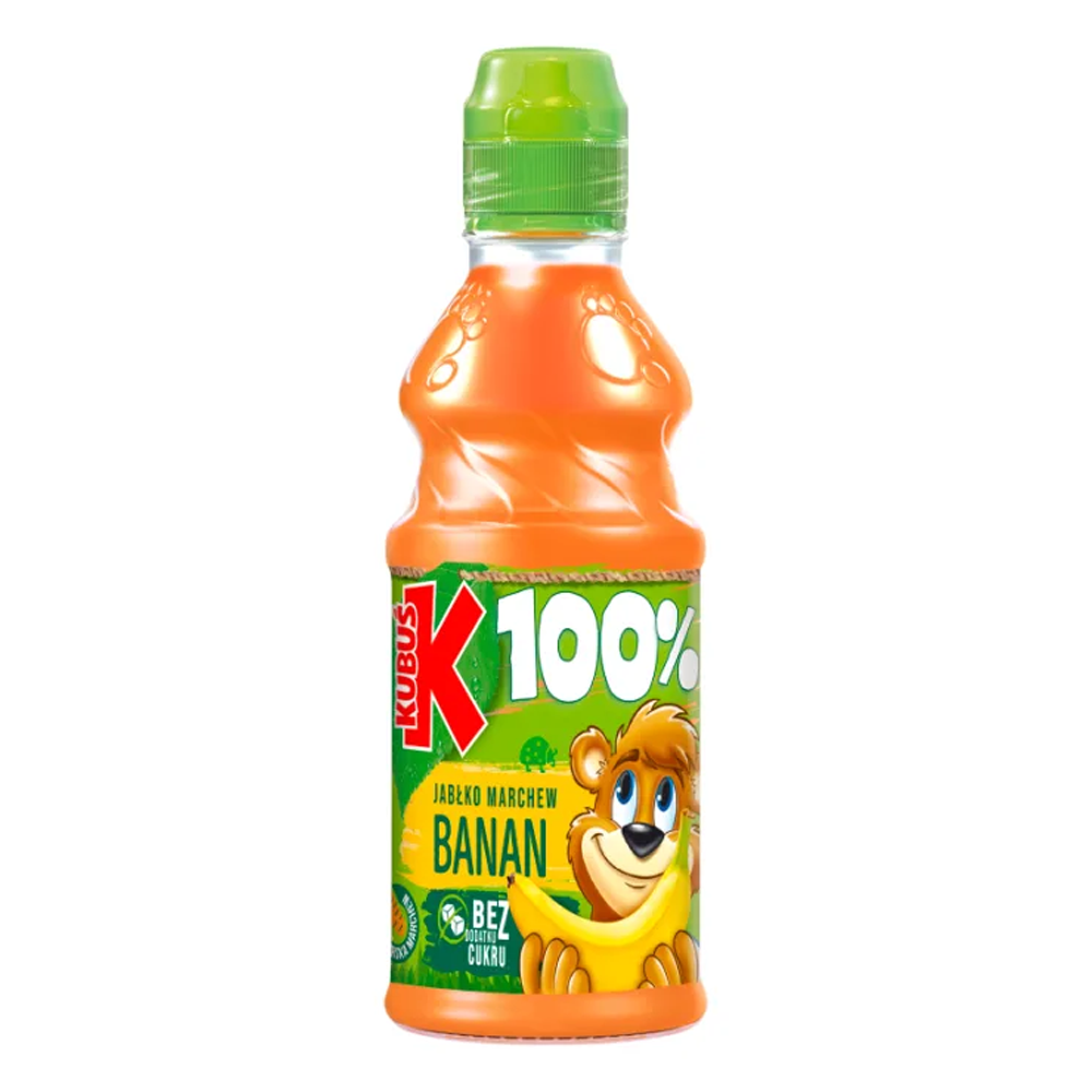 Sok Kubuś Play 100% Banan Marchew Jabłko 300 ml