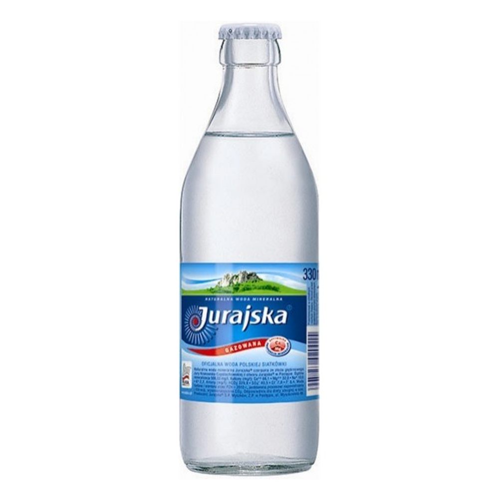 Woda Jurajska 330 ml gazowana