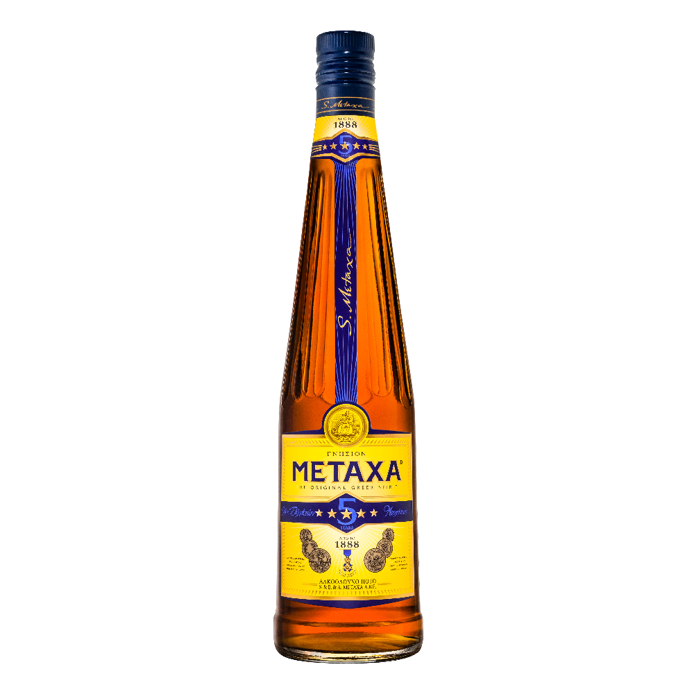 Brandy Metaxa 5* 38% 1000 ml