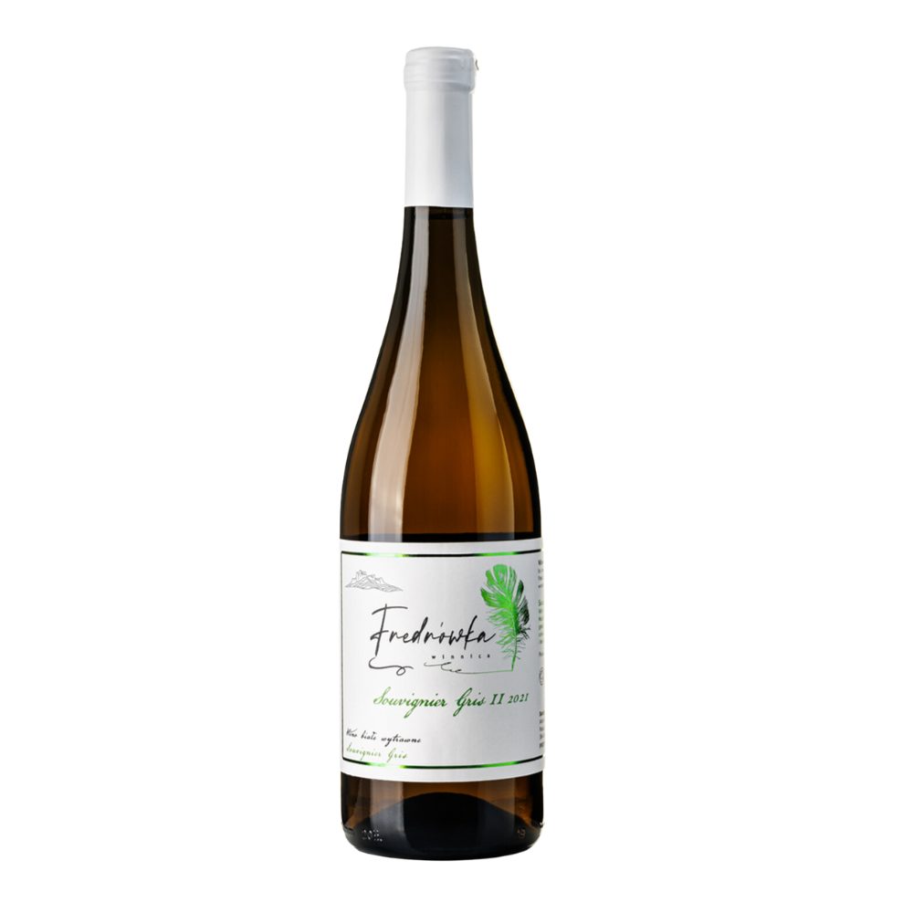 Wino Winnica Fredrówka Souvignier Gris Ⅱ  2021 12% białe wytrawne 750 ml