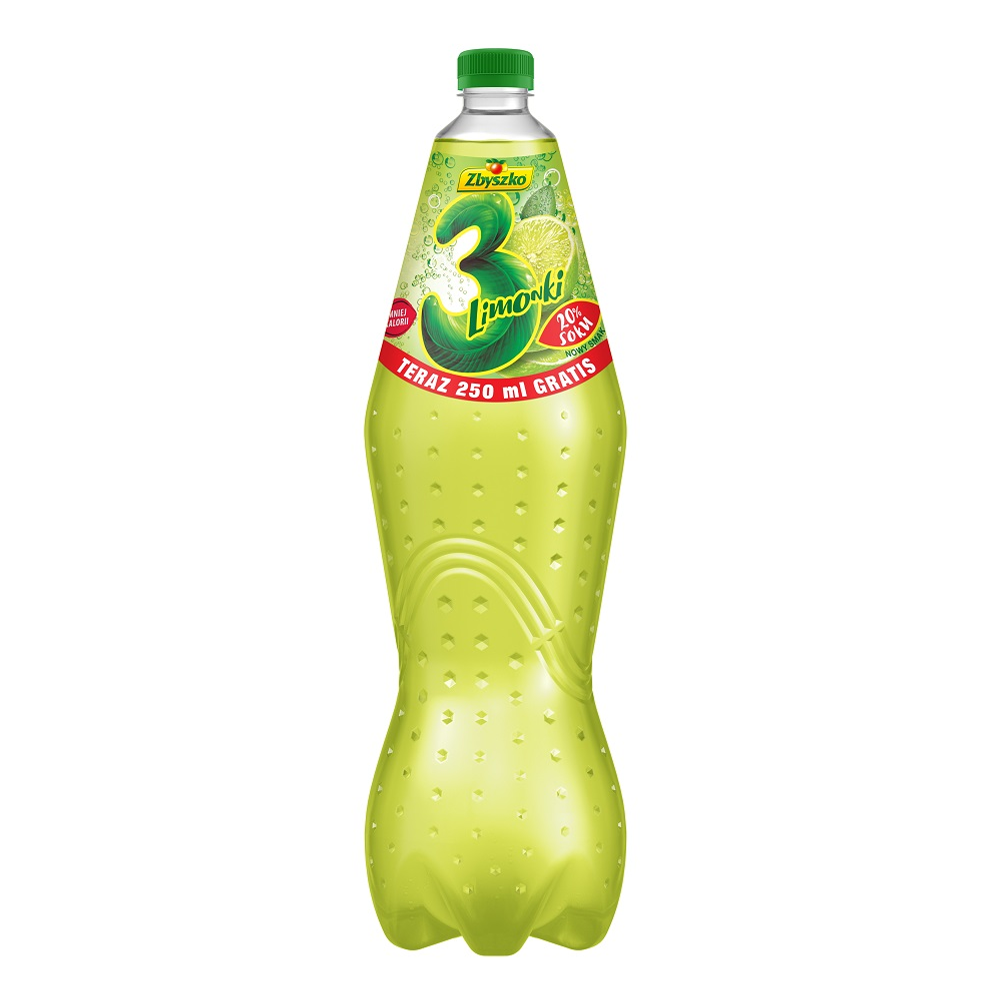 Napój Zbyszko 3 Limonki 1750 ml gazowany