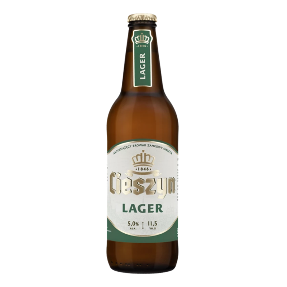 Piwo Cieszyński Lager 5% 500 ml