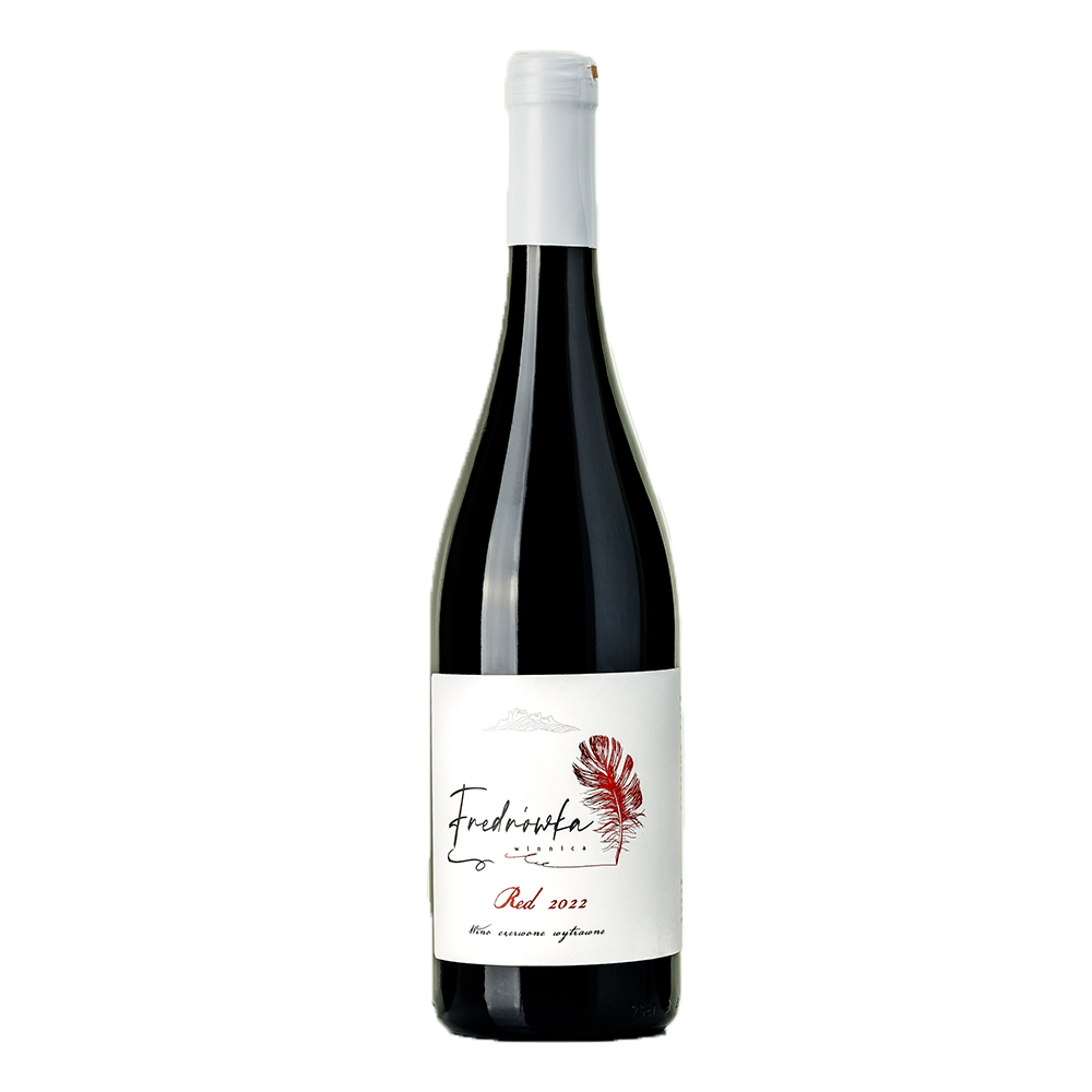 Wino Winnica Fredrówka Red 2022 12% czerwone wytrawne 750 ml