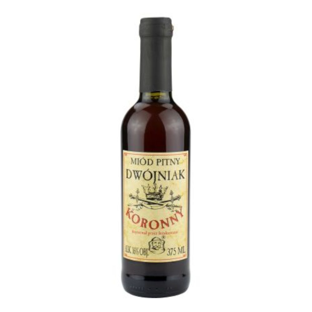 Miód pitny dwójniak "Koronny" 16% 375 ml butelka szklana