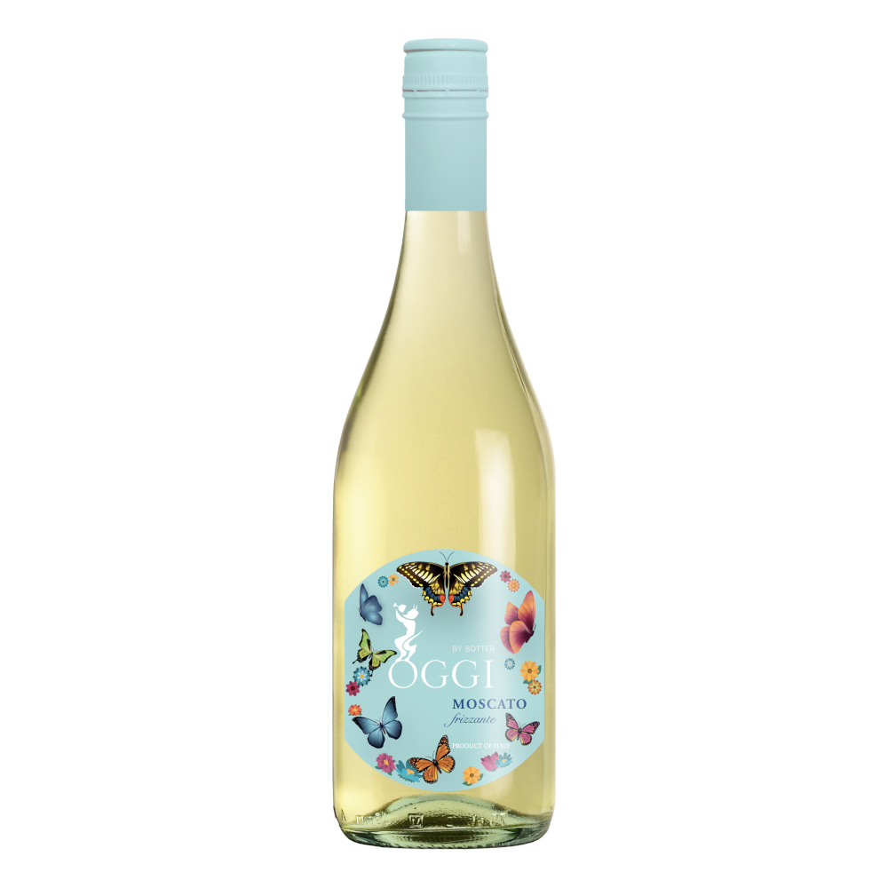 Wino Oggi Moscato Frizzante 8% białe słodkie 750 ml
