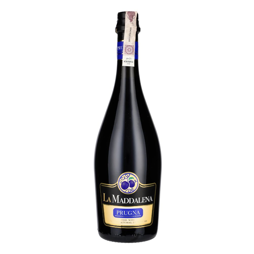 Wino La Maddalena Prugna 10% czerwone słodkie 750 ml