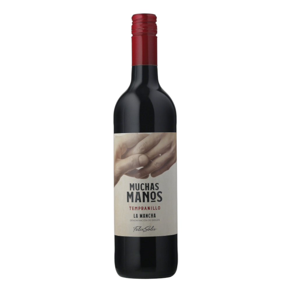Wino Muchas Manos Tempranillo 13% czerwone wytrawne 750 ml