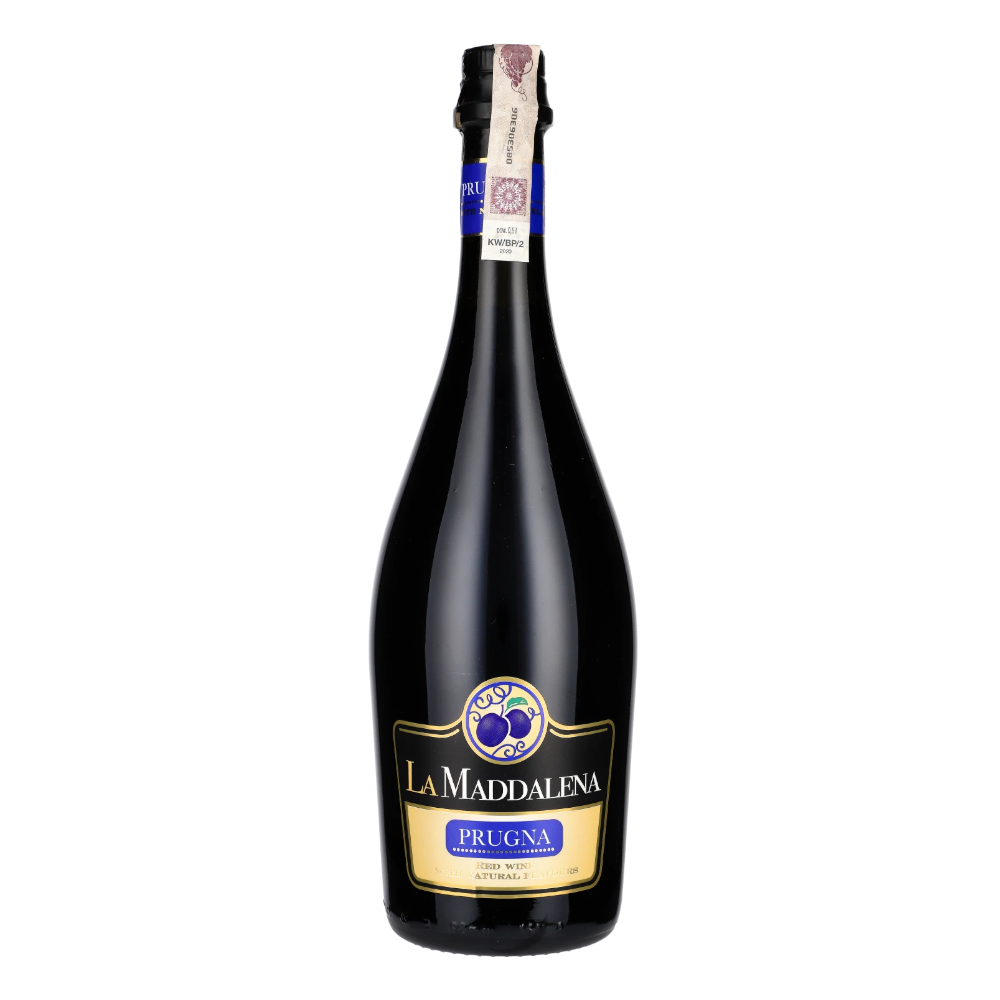Wino La Maddalena Prugna 10% czerwone słodkie 750 ml
