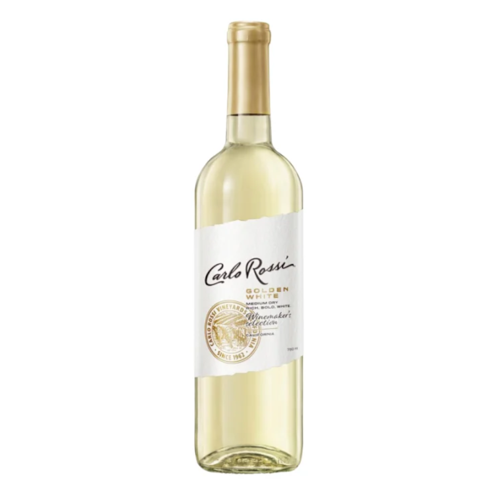 Wino Carlo Rossi Golden 12,5% białe półwytrawne 750 ml