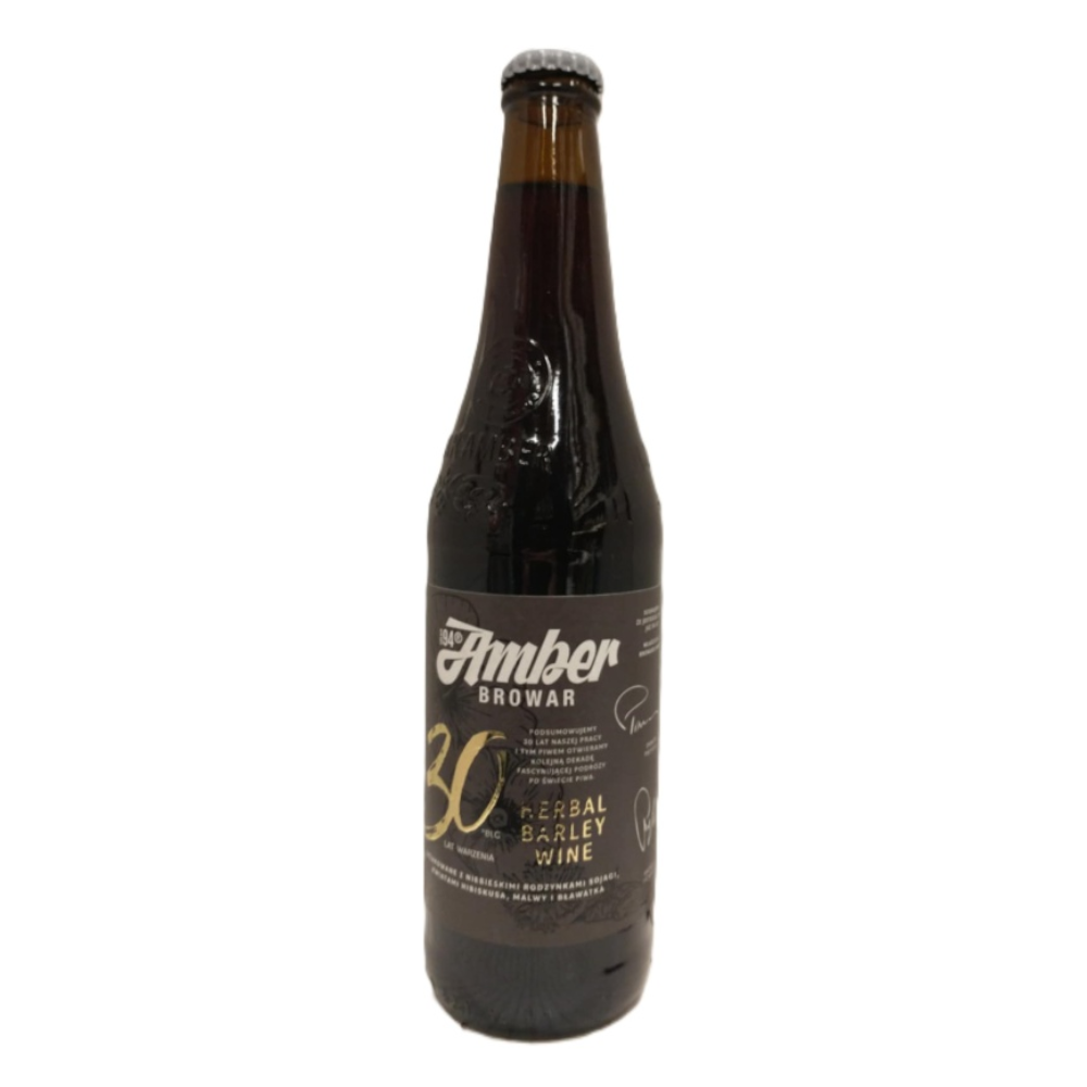 Piwo Amber Herbal Barley Wine 11% 500 ml