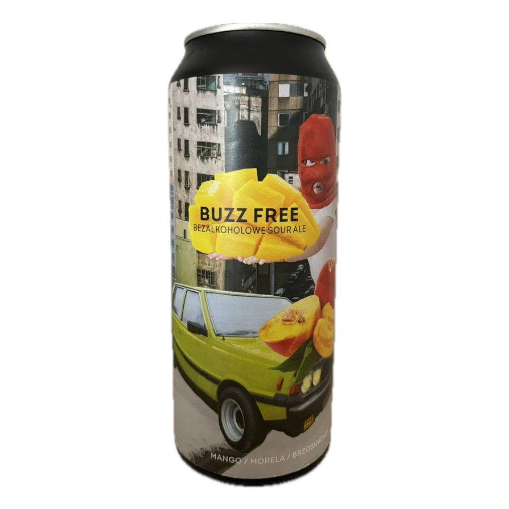 Piwo Moczybroda Buzz Free 0,5% 500 ml puszka