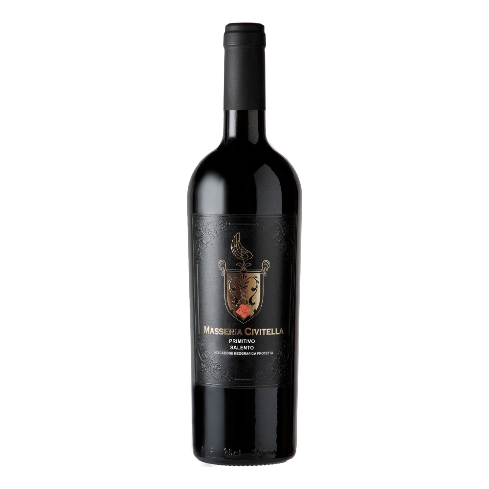 Wino Masserie Civitella Primitivo Del Salento 2021 14% czerwone wytrawne 750 ml