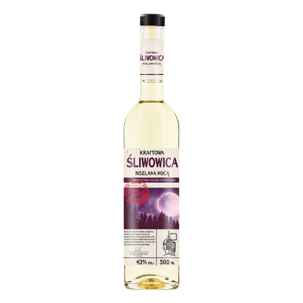 Ślwiowica kraftowa rozlana nocą 43% 500 ml