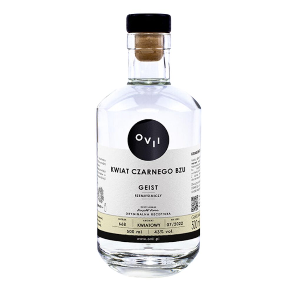 Geist Ovii Z Kwiatów Czarnego Bzu 43% 500 ml