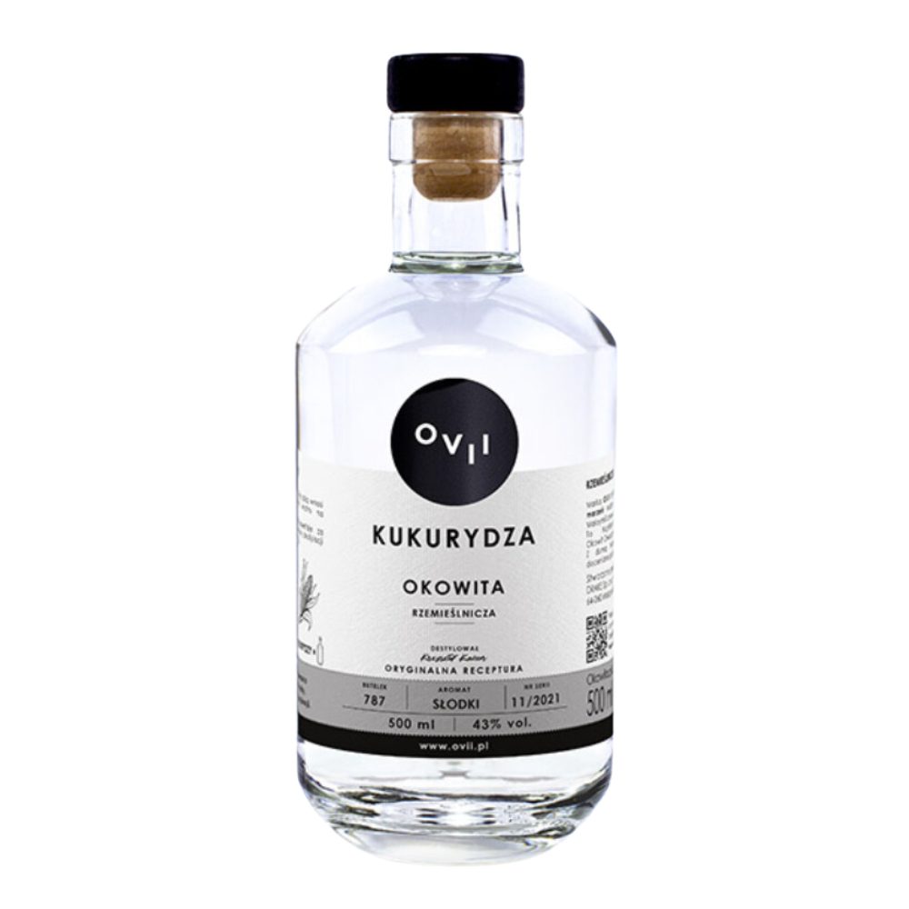 Okowita Ovii z Kukurydzy 43% 500 ml