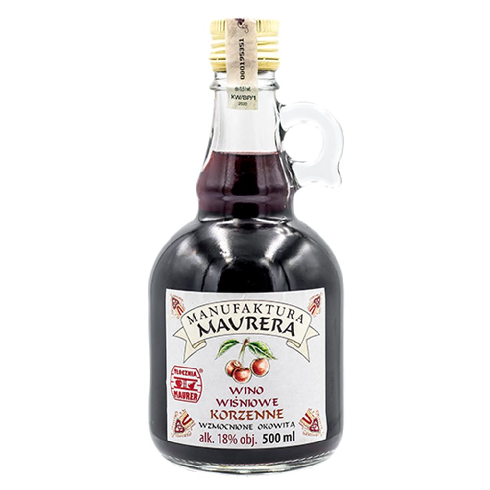Wino wzmacniane Wiśniowe Korzenne 18% 500 ml