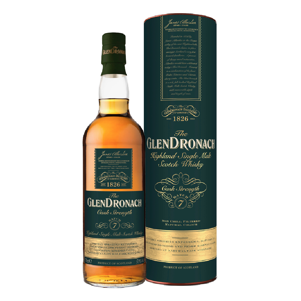 Whisky GlenDronach Cask Strength Batch 7 57% 700 ml