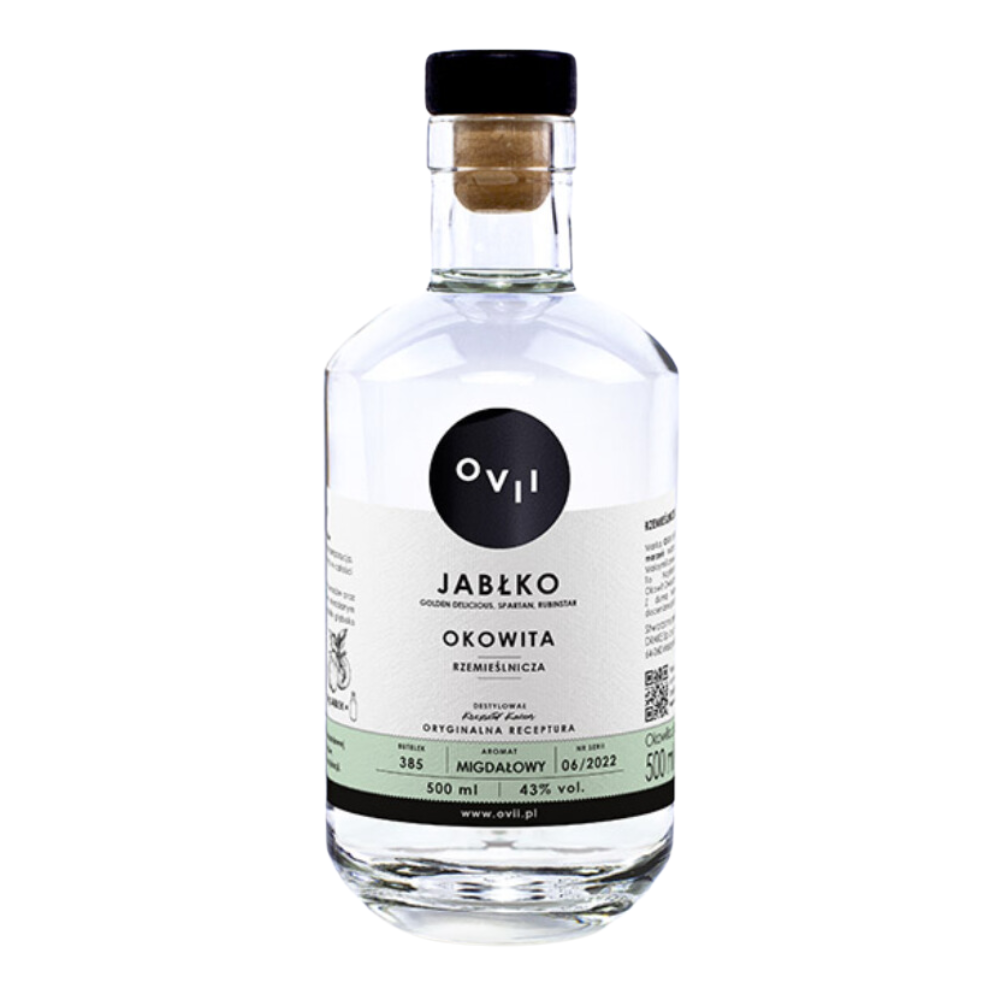 Okowita  Ovii z Jabłek 43% 500 ml
