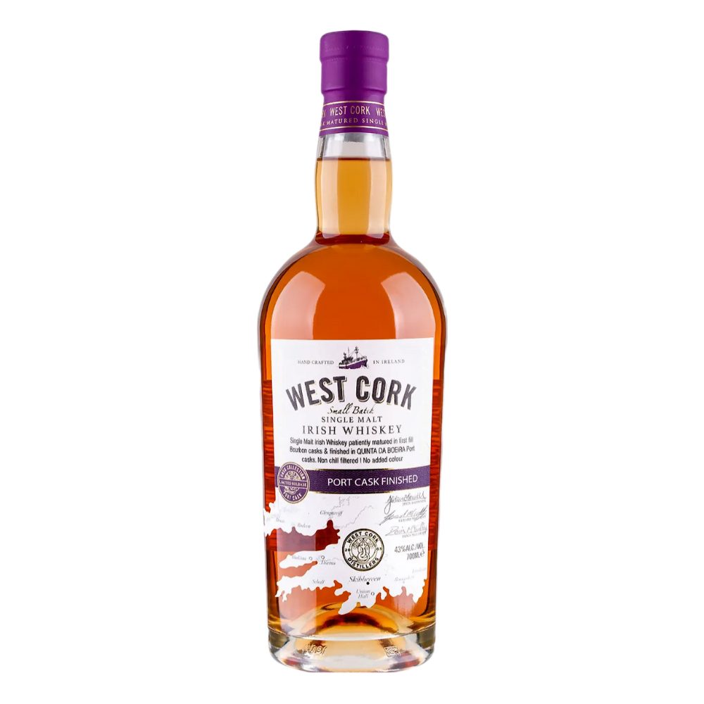 Whisky West Cork Port Cask Finished 43% 700 ml
