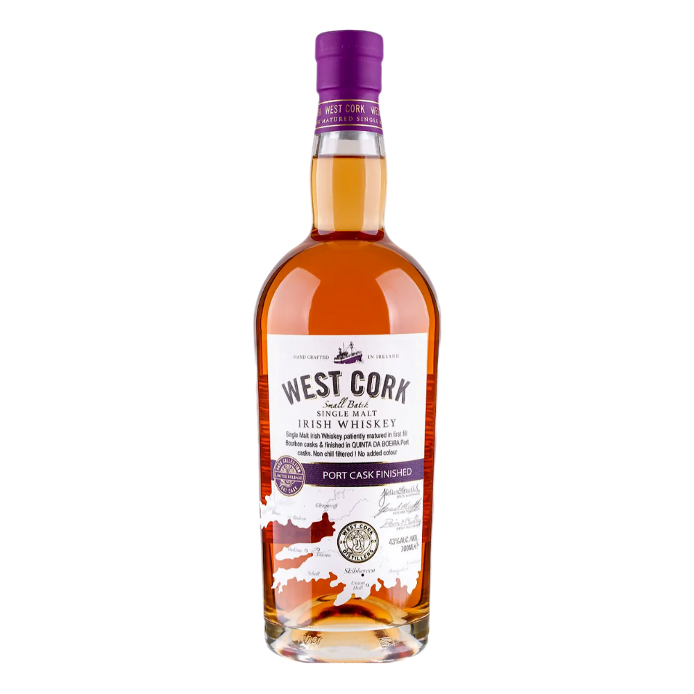 Whisky West Cork Port Cask Finished 43% 700 ml