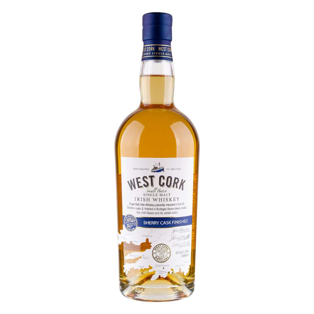 Whisky West Cork Sherry Cask Finished 43% 700 ml