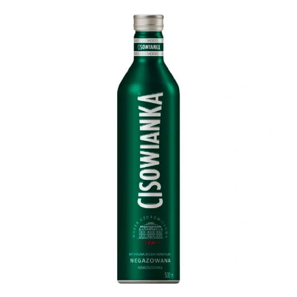 Woda Cisowianka niegazowana w aluminiowej butelce 500 ml