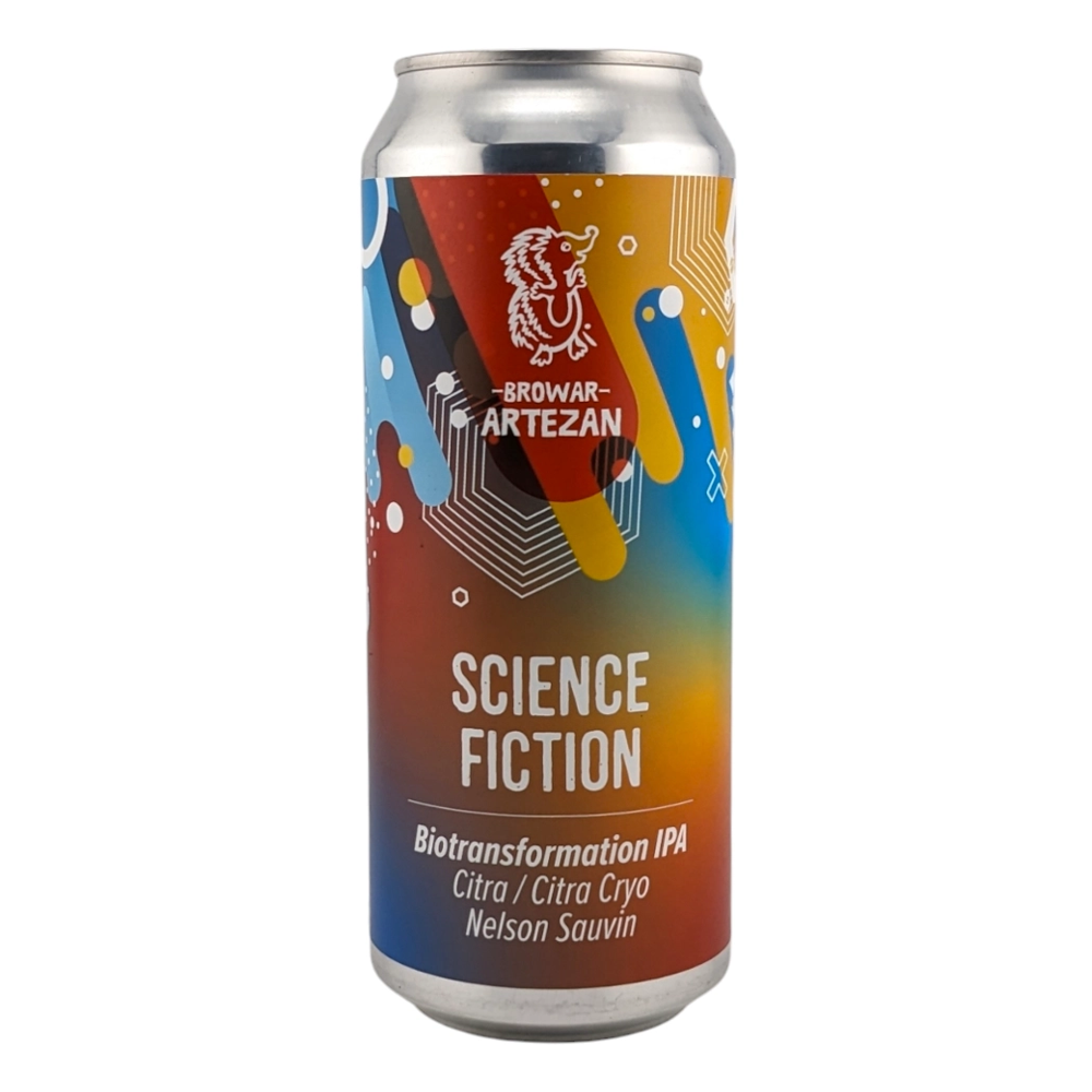Piwo Artezan Science Fiction Biotransformation IPA 6% 500 ml puszka