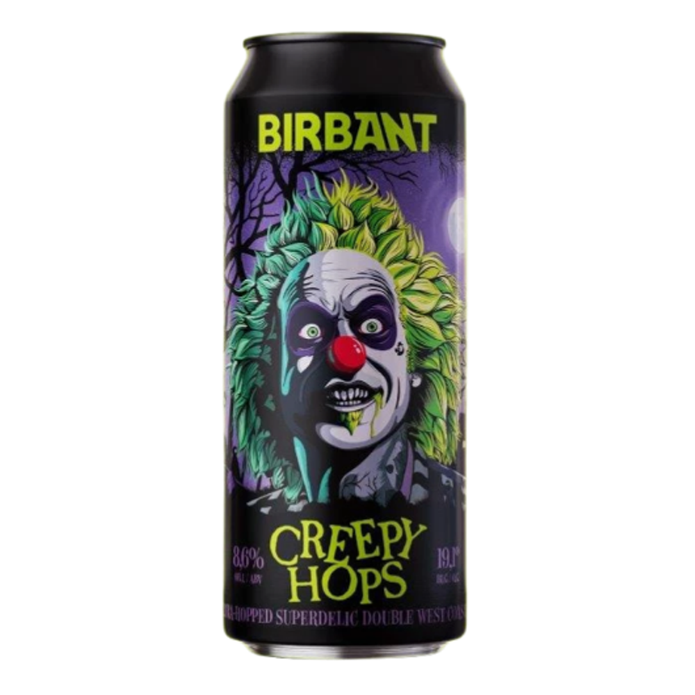 Piwo Birbant Creepy Hops Superdelic Ultra Double West Coast IPA 8,6% 500 ml puszka