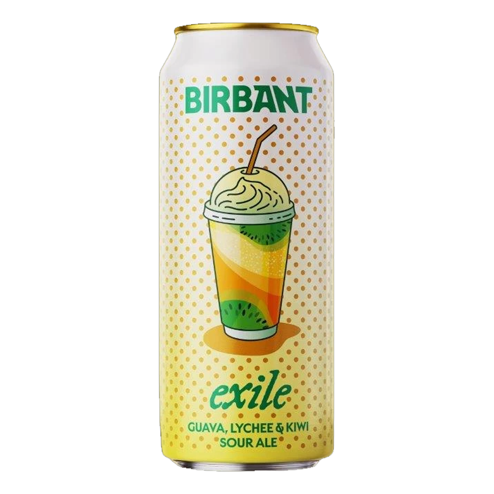 Piwo Birbant Exile Guava Lychee Kiwi Sour Ale 4,5% 500 ml puszka