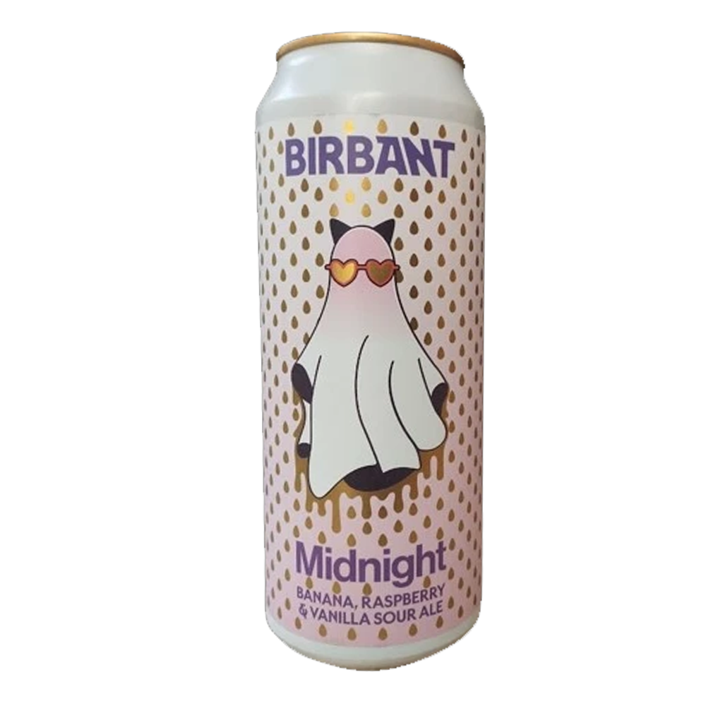 Piwo Birbant Midnight Banana Raspberry Vanilla Sour Ale 4,5% 500 ml puszka
