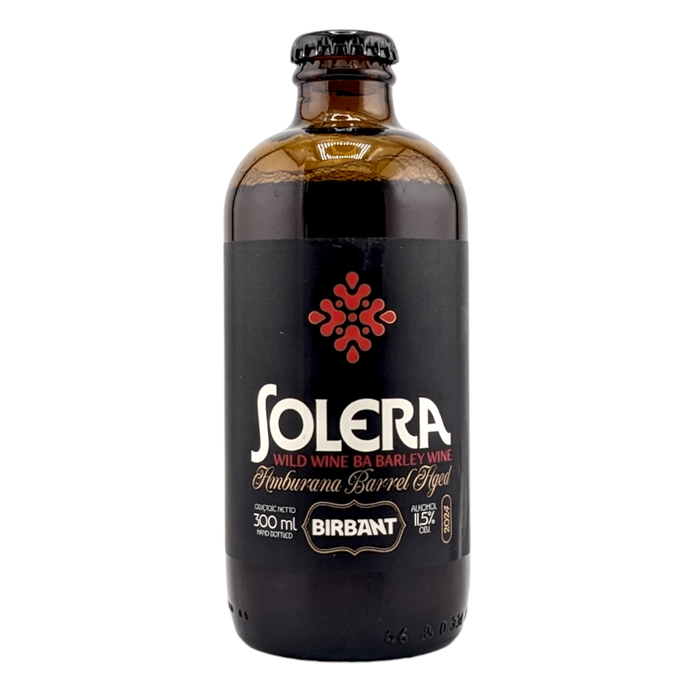 Piwo Birbant Solera Wild Wine Barrel Aged Barley Wine with Amburana 11,5% 330 ml