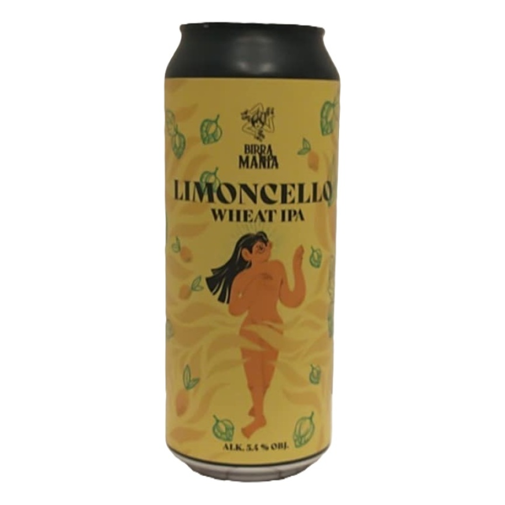 Piwo Birra Mania Limoncello Wheat IPA 5,4% 500 ml puszka