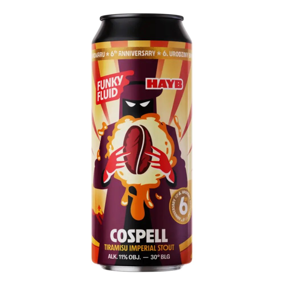 Piwo Funky Fluid Cospell Tiramisu Imperial Stout 11% 500 ml puszka