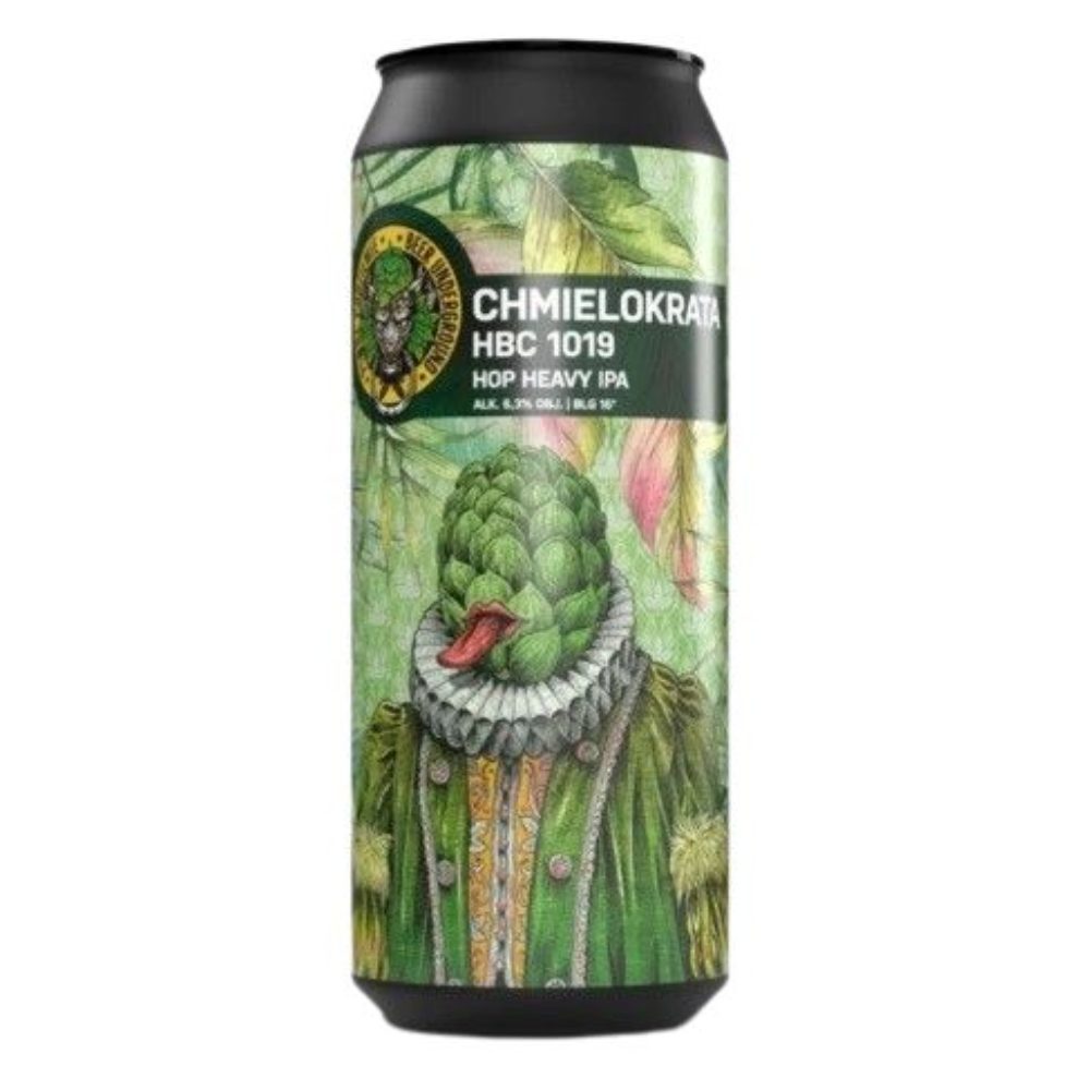Piwo Piwne Podziemie Chmielokrata HBC 1019 - Hop Heavy IPA 6,3% 500 ml Puszka