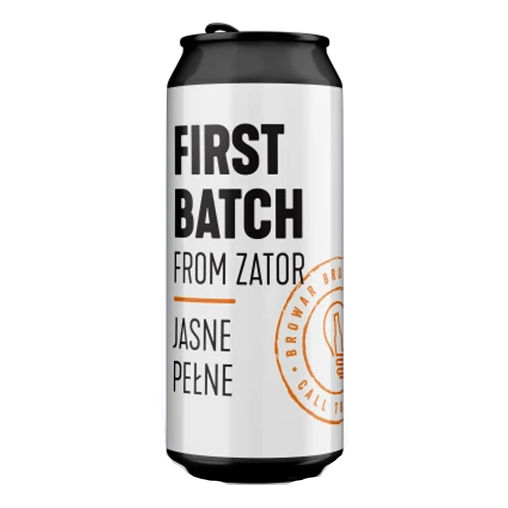 Piwo Brokreacja First Batch Jasne Pełne 4,5% 500 ml puszka