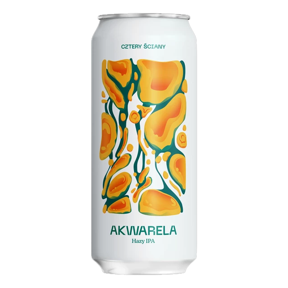 Piwo Cztery ściany Akwarela Hazy IPA 6,7% 500 ml puszka