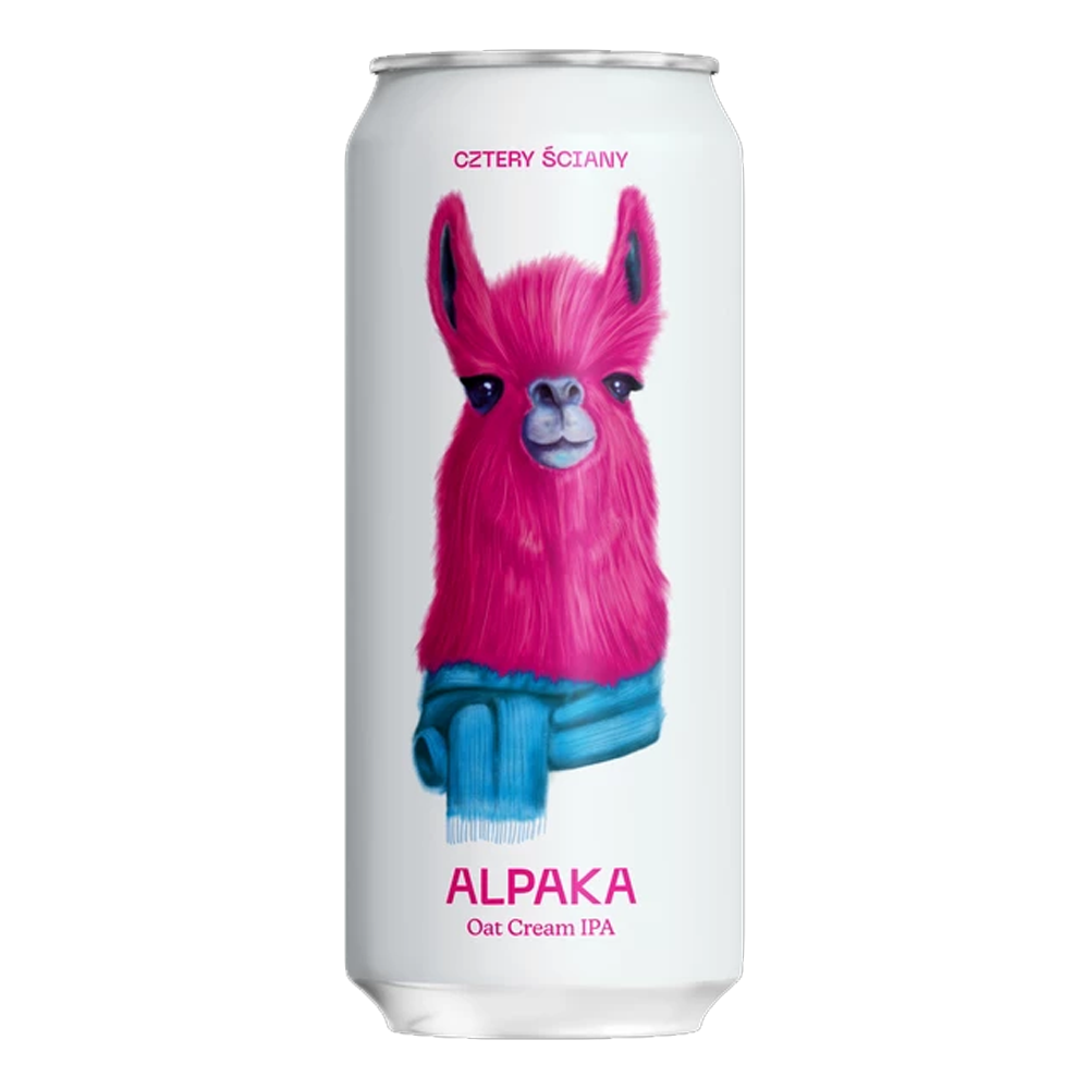 Piwo Cztery ściany Alpaka Oat Cream Ipa 5,2% 500 ml puszka