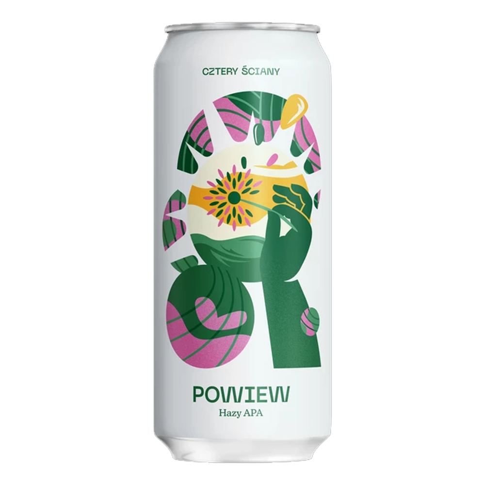 Piwo Cztery ściany Powiew Hazy Apa 5,6% 500 ml puszka