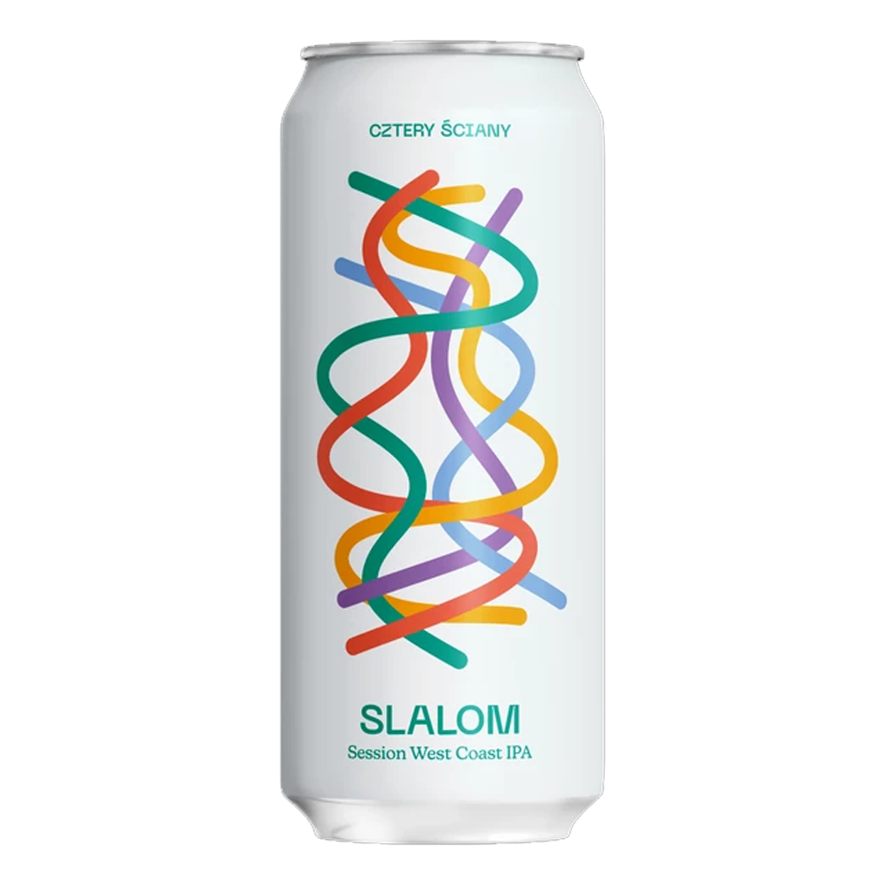 Piwo Cztery ściany Slalom Session West Coast Ipa 5,8% 500 ml puszka