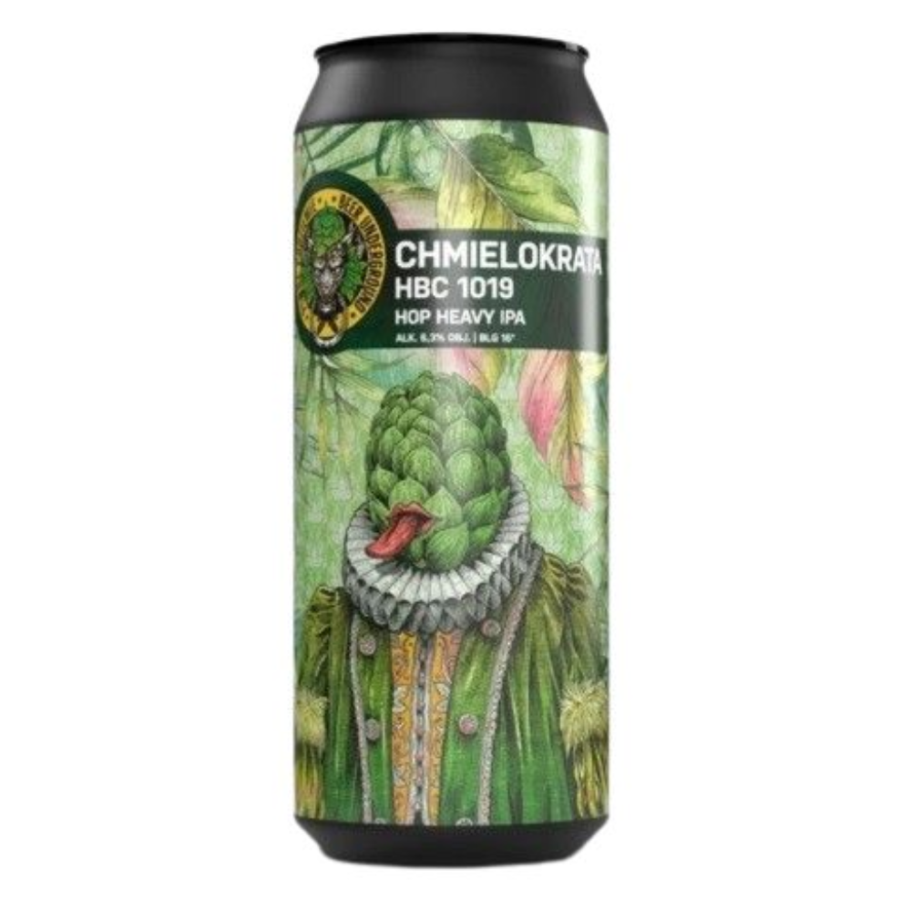 Piwo Piwne Podziemie Chmielokrata HBC 1019 - Hop Heavy IPA 6,3% 500 ml Puszka