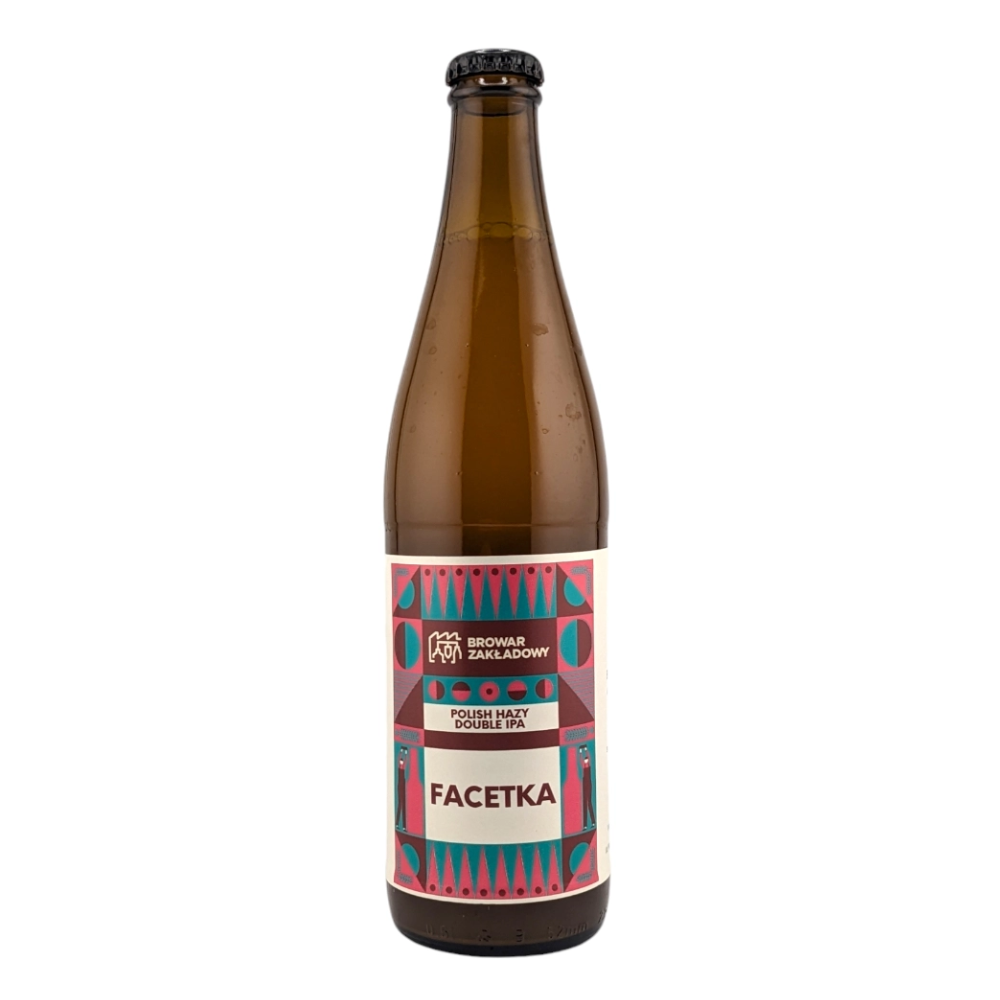Piwo Zakładowy Facetka - Polish Hazy Double IPA 7,2% 500 ml