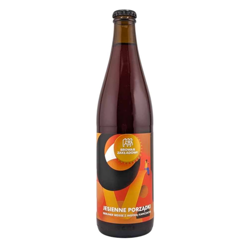 Piwo Zakładowy Jesienne Porządki - Berliner Weisse z Jagoda Kamczka 3,4% 500 ml
