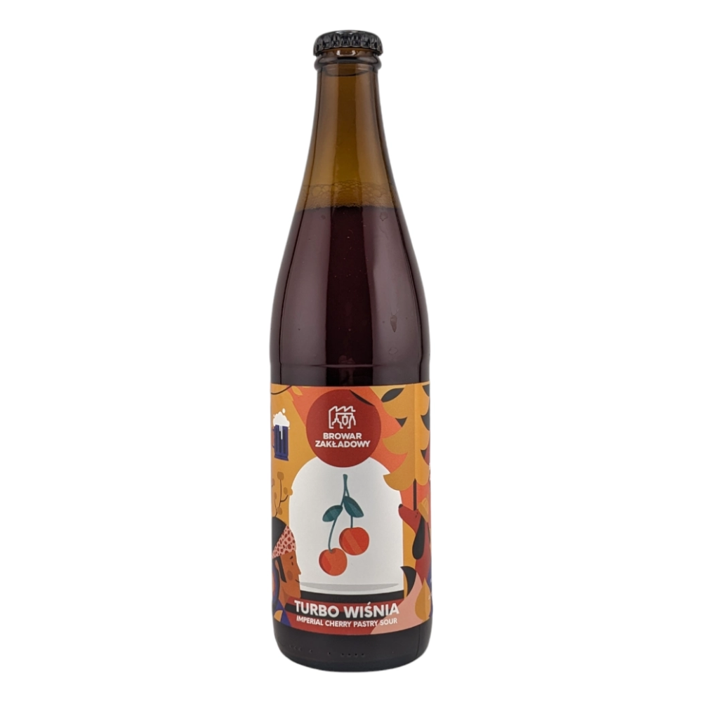 Piwo Zakładowy Turbo Wiśnia - Imperial Cherry Pastry Sour 6,9% 500 ml