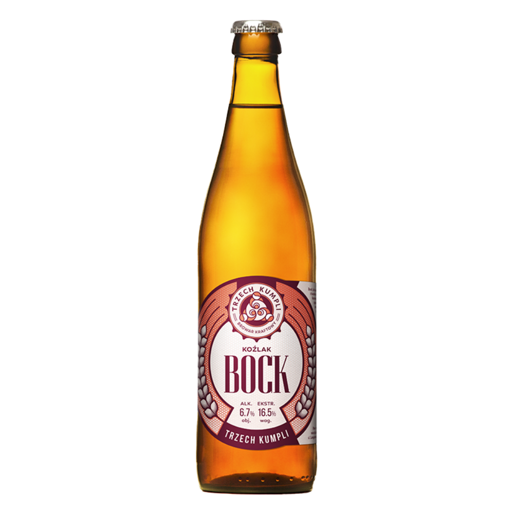 Piwo Trzech Kumpli Bock 6,7% 500 ml