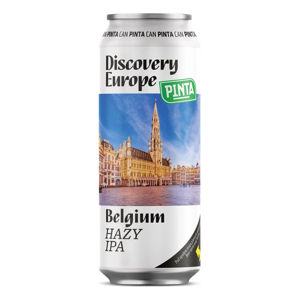 Piwo Pinta Hazy Discovery Europe Belgium Hazy IPA 6,5% 500 ml puszka DRS