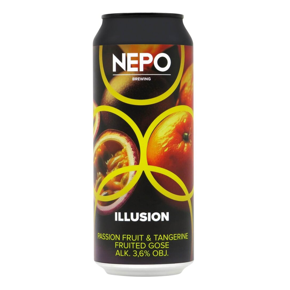 Piwo Nepomucen Illusion Passion Fruit, Tangerine Fruited Gose 3,6% 500 ml puszka